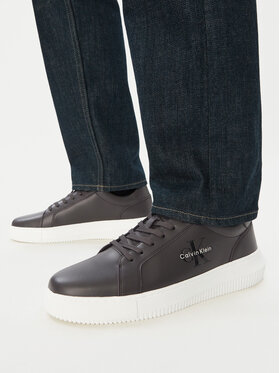 Calvin Klein Calvin Klein Tossud Chunky Cupsole Mono Lth YM0YM01317 Pruun