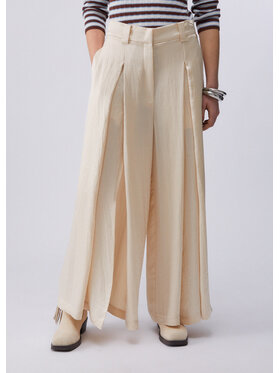 Liu Jo Liu Jo Pantalone da abito CA6150T450AP9572 Crema Regular Fit