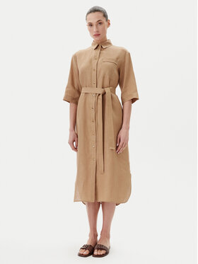 Weekend Max Mara Weekend Max Mara Sukienka koszulowa Salute 2516221028 Brązowy Regular Fit