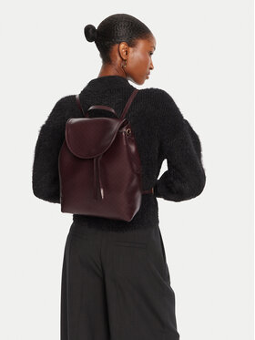 Calvin Klein Calvin Klein Σακίδιο Emblem Aop Flap Backpack LV04F3271G Μπορντό