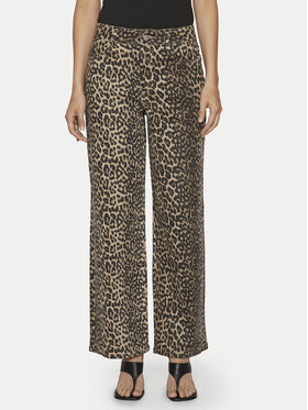 Vila Vila Jeansy Chia 14105638 Beżowy Wide Leg