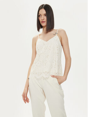 YAS YAS Top Perla 26032812 Écru Regular Fit