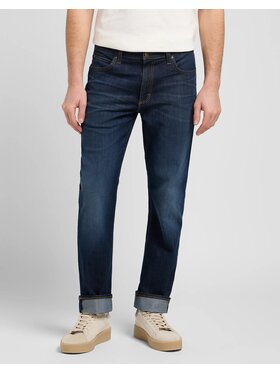 Lee Lee Jeansy WEST Granatowy Straight Fit