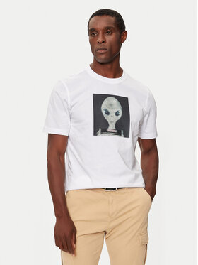 BOSS Boss Póló 50528190 Fehér Regular Fit