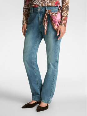 Elena Mirò Elena Mirò Jeansy P479P000291N0H4 Turkusowy Regular Fit