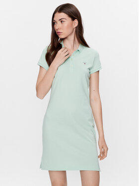 Gant Gant Kasdieninė suknelė 402300 Žalia Regular Fit
