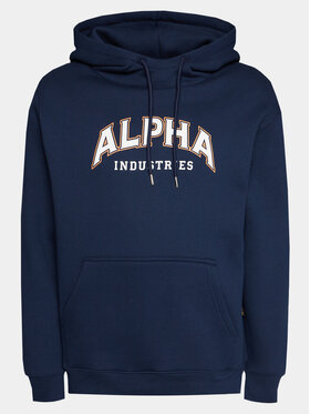 Alpha Industries Alpha Industries Bluză College 146331 Bleumarin Regular Fit