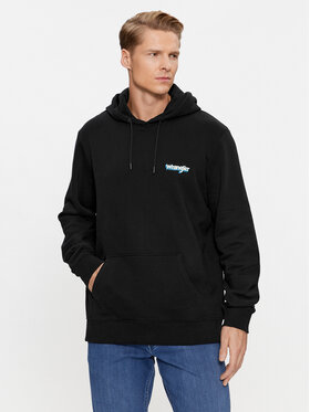 Wrangler Wrangler Majica dugih rukava 112343376 Crna Regular Fit