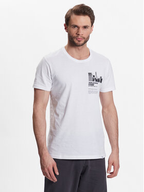 Volcano Volcano Tričko T-Luminary M02014-S23 Biela Regular Fit