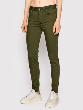 Liu Jo Liu Jo Pantaloni din material WF2362 T7144 Verde Skinny Fit