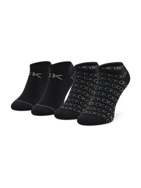 Calvin Klein Calvin Klein Moteriškų pėdučių komplektas (2 poros) 701218779 Juoda