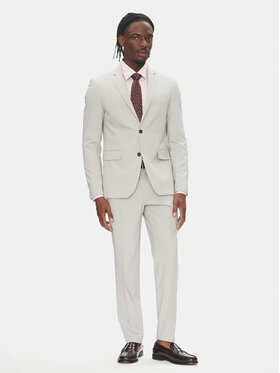 Lindbergh Lindbergh Костюм 30-61040 Сив Slim Fit