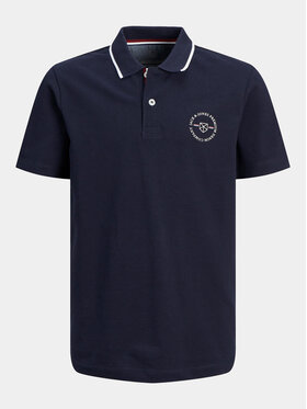 Jack&Jones Junior Polo Majica Blushield 12254237 Mornarsko Modra Standard Fit