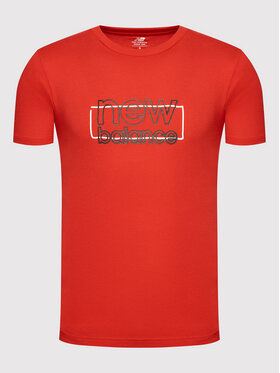 New Balance New Balance T-shirt Sprt Brand MT21903 Crvena Athletic Fit