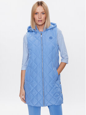 Olsen Olsen Weste 15101386 Blau Regular Fit