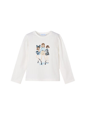 Mayoral Mayoral Bluse 4011 Weiß Regular Fit