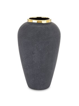 MIAhome MIAhome Wazon ceramiczny 38x22x22 cm MEIKO Szary