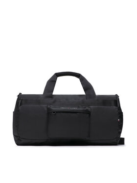 Tommy Hilfiger Tommy Hilfiger Geantă Th Skyline Duffle AM0AM10913 Negru