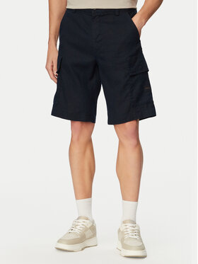 BOSS BOSS Шорти з тканини Sisla 50559366 Cиній Relaxed Fit