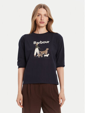 Barbour Barbour Μπλουζάκι Woodhouse LTS0686NY73 Σκούρο μπλε Regular Fit