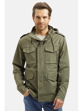 Cross Jeans Cross Jeans Kurtka przejściowa 40315-002 Khaki Regular Fit