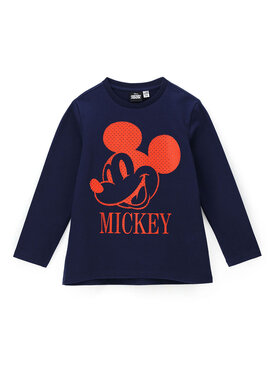 Original Marines Original Marines Bluzka MICKEY MOUSE DCAV3521F Granatowy Regular Fit