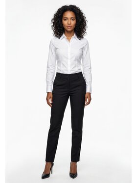Pako Lorente Pako Lorente Spodnie materiałowe B24SB-6G-028 Czarny Slim Fit