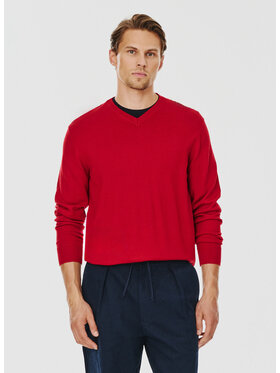 Pako Lorente Pako Lorente Sweter P24WB-2X-011 Czerwony Regular Fit