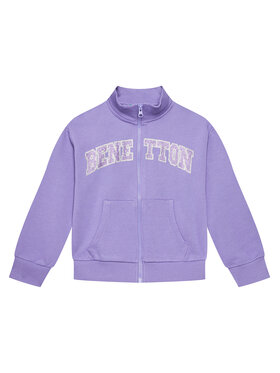 United Colors Of Benetton United Colors Of Benetton Majica dugih rukava 3J68C504N Ljubičasta Regular Fit