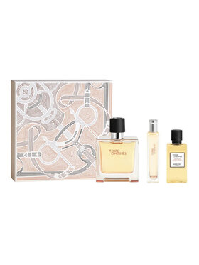 Hermes Hermes Hermes Terre D'Hermes zestaw perfumy spray 75ml + perfumy spray 15ml + żel pod prysznic 40ml Zestaw zapachowy