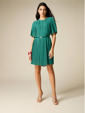 Oltre Oltre Vestito da giorno 7024J000895N015 Verde A-Line Fit