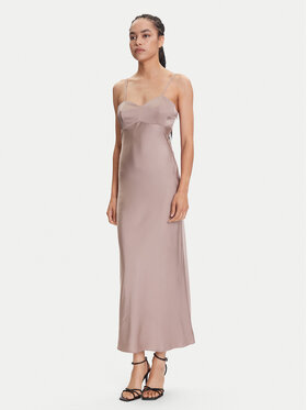 Guess Guess Abendkleid W5YK35 WHEZ2 Beige Slim Fit