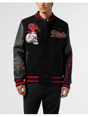 PHILIPP PLEIN PHILIPP PLEIN Bomber 29736 Nero Regular Fit