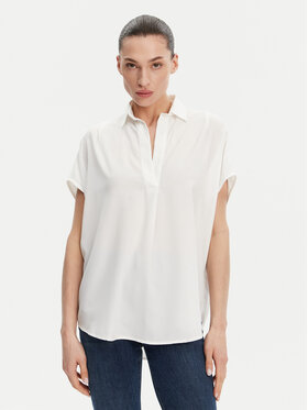 French Connection French Connection Bluse 72MZN Weiß Relaxed Fit