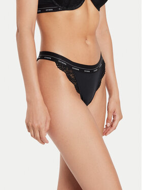 Guess Guess Дамски бикини тип бразилиана O4YE00 PZ01C Черен
