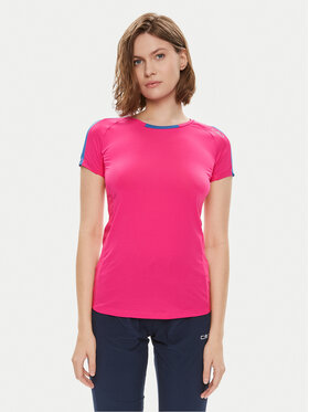 CMP CMP Technikai póló 32C6236 Rózsaszín Slim Fit