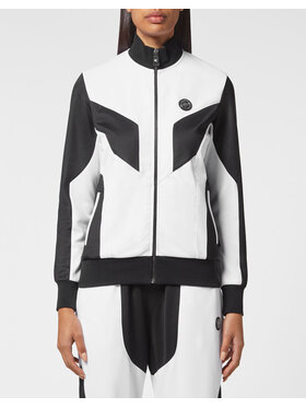 Plein Sport Plein Sport Komplet top i spodnie 3303 Biały Regular Fit