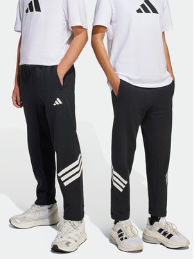 adidas adidas Долнище анцуг Future Icons 3-Stripes JJ4808 Черен Regular Fit