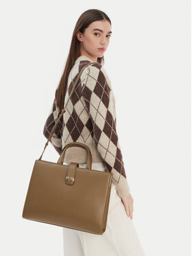 Tommy Hilfiger Tommy Hilfiger Käekott Th Heritage Satchel AW0AW18287 Pruun