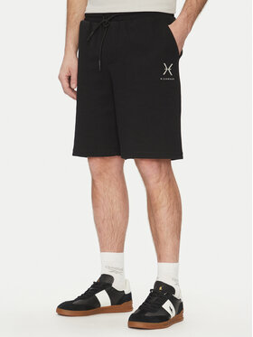 Richmond X Richmond X Sportske kratke hlače UMP25276BE Crna Regular Fit