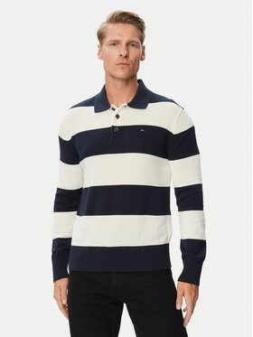 Tommy Jeans Tommy Jeans Sveter DM0DM20304 Tmavomodrá Slim Fit