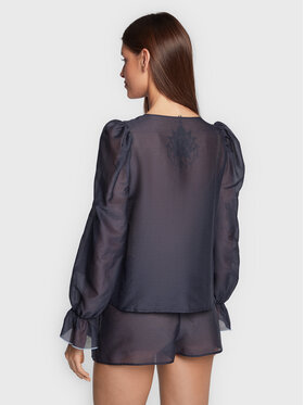 Undress Code Undress Code Särkpluus Breakfast In Bed 489 Sinine Relaxed Fit