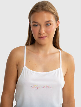 BIG STAR BIG STAR Tank top ROZALIA Niebieski Basic Fit