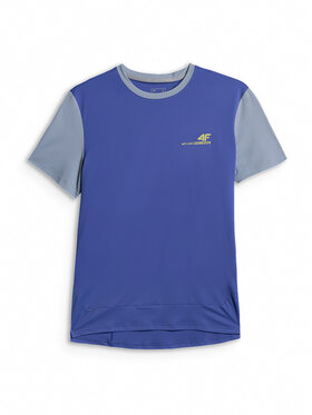 4F 4F Koszulka rowerowa GET LOST FEEL FOUND Fioletowy Regular Fit