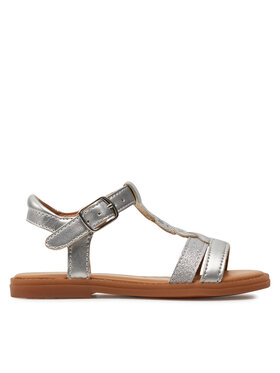 Geox Geox Basutės J Sandal Karly Girl J4535H 0NFQD C1007 M Sidabrinė