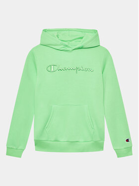 Champion Champion Majica dugih rukava 306340 Zelena Regular Fit