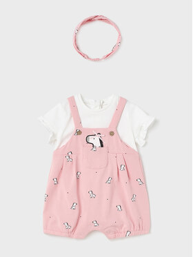 Mayoral Mayoral Romper 1602 Różowy Regular Fit