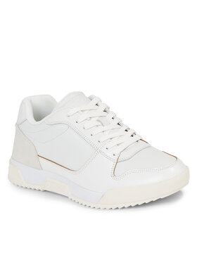 Calvin Klein Calvin Klein Laisvalaikio batai Low Top Lace Up Lth HM0HM01173 Balta