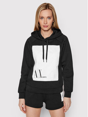 Armani Exchange Armani Exchange Bluza 3LYM30 YJU1Z 1200 Czarny Regular Fit