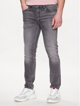 Hugo Hugo Jeansy 50483877 Stříbrná Extra Slim Fit
